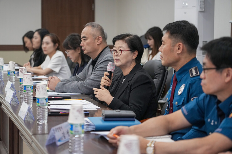 이순희 강북구청장, 등·하굣길 범죄 예방 간담회 참석