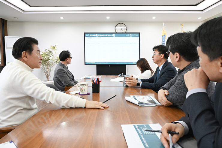 김동근 의정부시장, 교통정책 전략회의