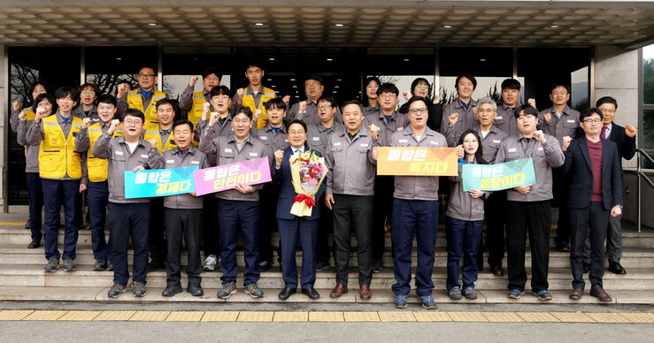 강기정 광주광역시장, 금호타이어 곡성공장 간담회 참석