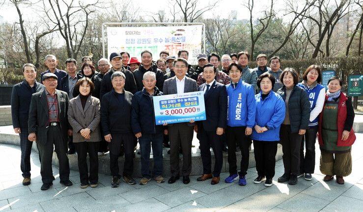 오승록 노원구청장, 강원도 농·특산물 직거래 장터 방문