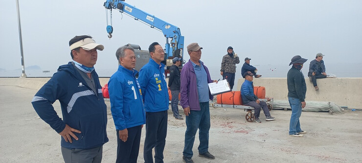 명현관 해남군수 예비후보, 주말 잊은...
