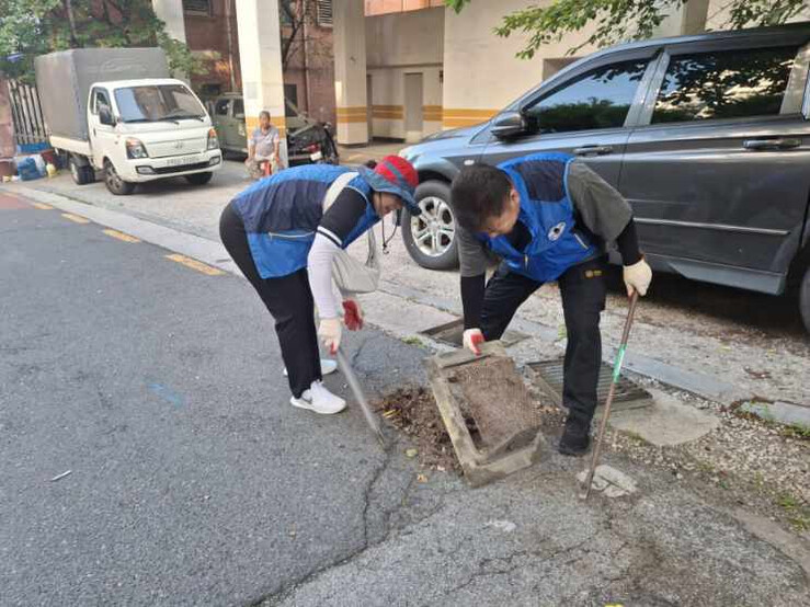 의정부시 송산2동, 침수 취약지역 빗...