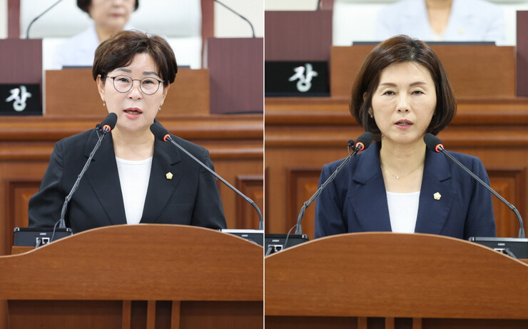 오수연·이정휘 제물포구의원 5분 자유...