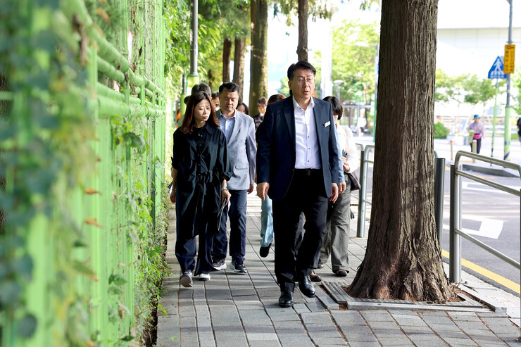 성동구, 통학로 점검