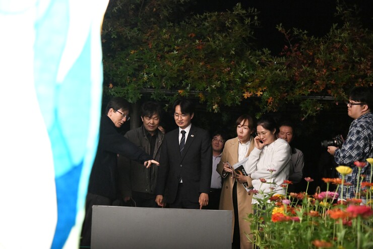 서준오 노원구청장, ‘빛조각축제’ 현장 점검