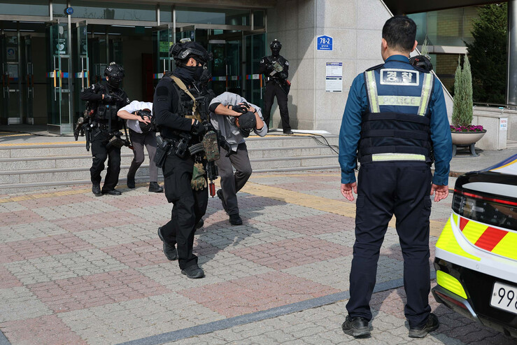 홍성군, 홍주문화체육센터서 테러대응훈...