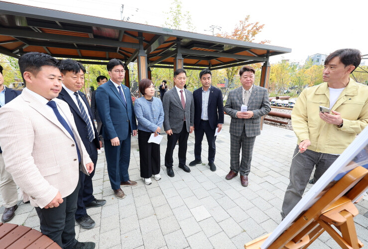 남동구의회 복지건설위원회, 현장 의정...