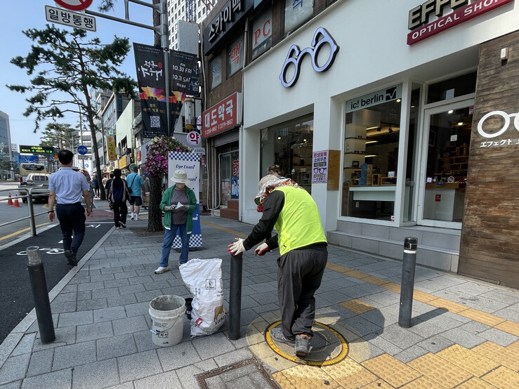 서울 중구, 볼라드 '캡...
